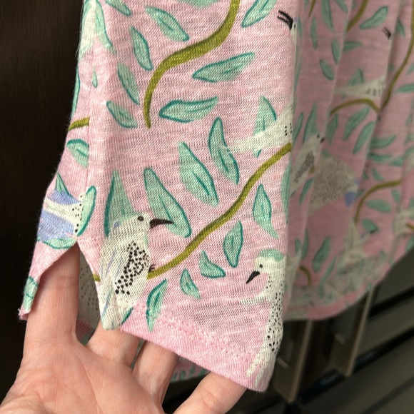 🎯Cynthia Rowley tropical 100% linen top NWT - Picture 6 of 7